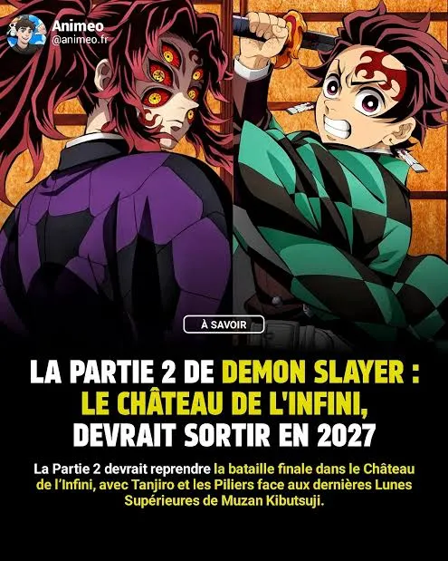 Demon Slayer : Fredzone évoque une mise à jour attendue sur la suite du Château de l'Infini